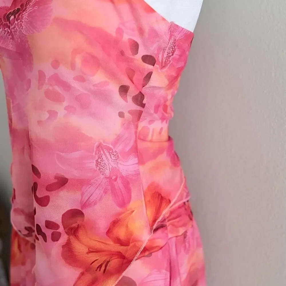 Soly Hux Floral Tube Top Mini Skirt Set Y2K Beach Vacation Co-Ord Outfit Summer